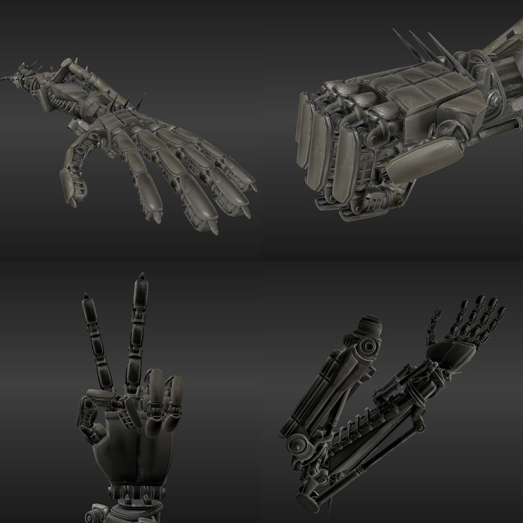 Rigged Robot Arms preview image 2